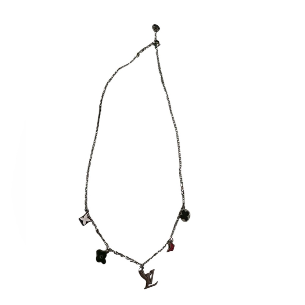 Beautiful silver charm necklace!